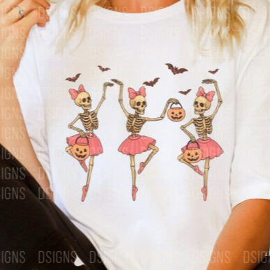 SKELETON BALLERINA - SCREEN PRINT