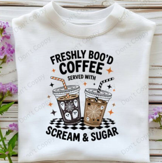 FRESHLY BOOD COFFEE - SCREEN PRINT