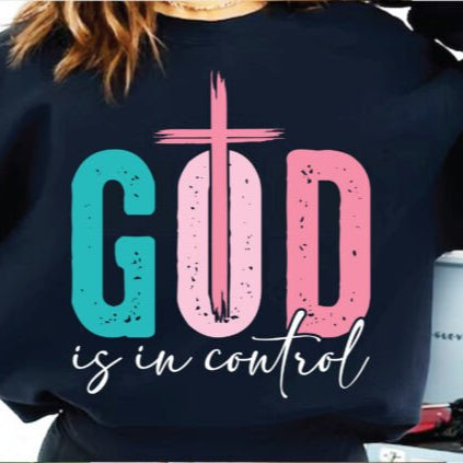 GOD IS IN CONTROL - SCREEN PRINT