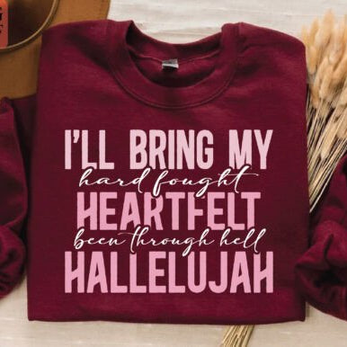 HARD FOUGHT HALLEIUJAH - SCREEN PRINT