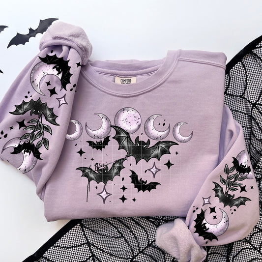 MOON AND BATS - SCREEN PRINT