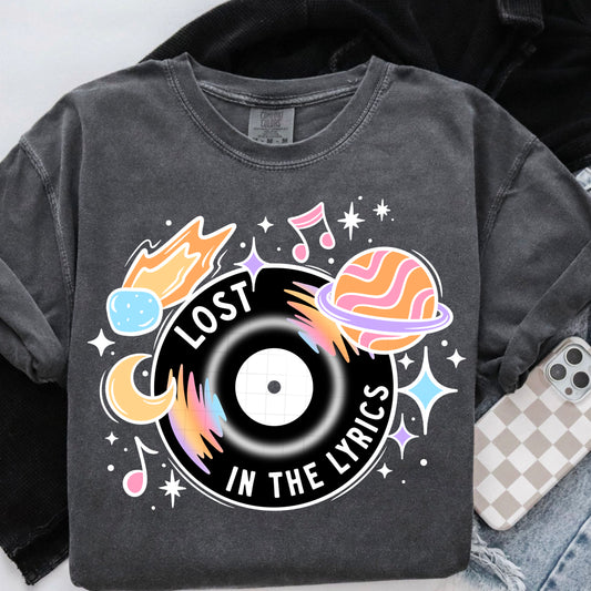 LOST IN THE LYRICS - SCREEN PRINT