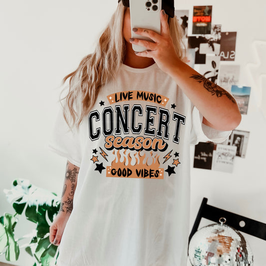 LIVE MUSIC CONCERT SEASON - SCREEN PRINT