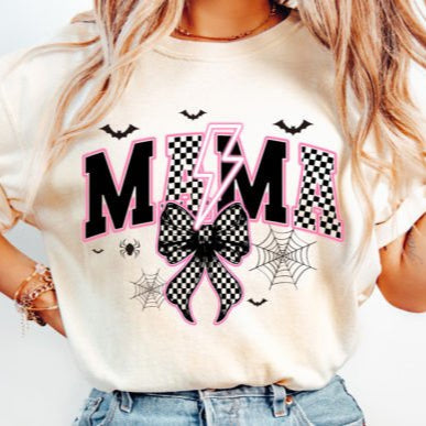 NEON SPOOKY MAMA - SCREEN PRINT