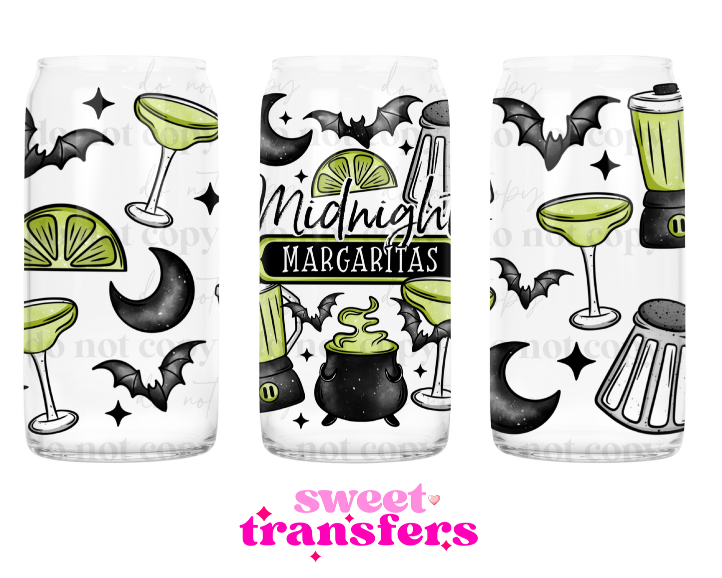 MIDNIGHT MARGARITAS - 16OZ UVDTF