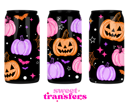 NEON PUMPKINS - 16OZ UVDTF