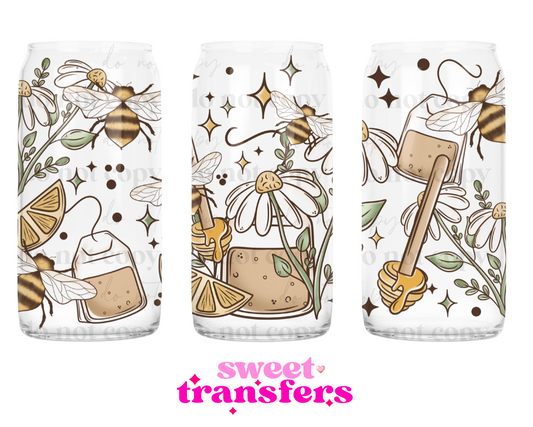 HONEY TEA, BEES - 16OZ UVDTF